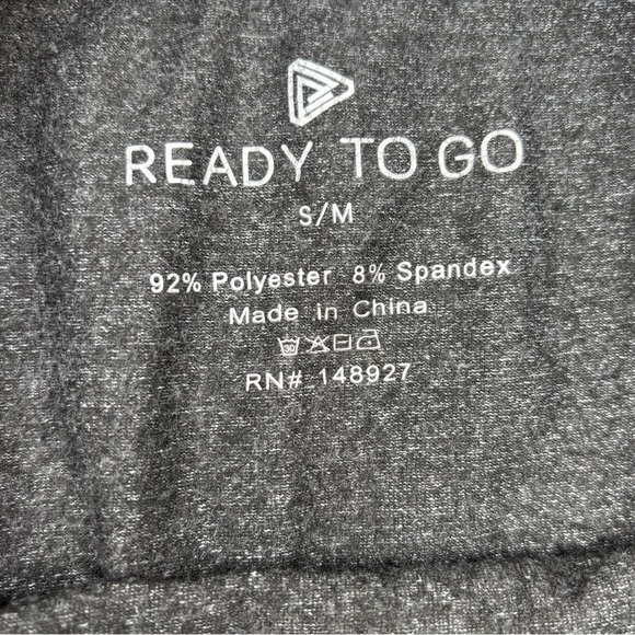 Ready To Go Black and Gray Camouflage Leggings Size S/M - Picture 6 of 6